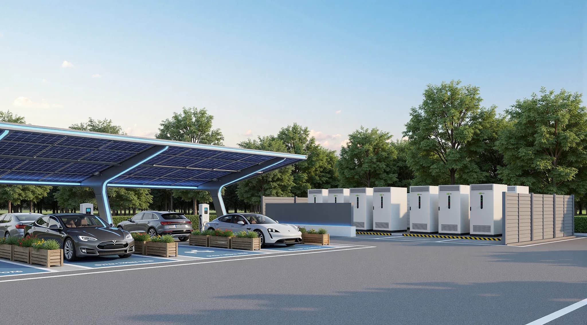 Eco Pro 261 kWh batterijopslag in gebruik